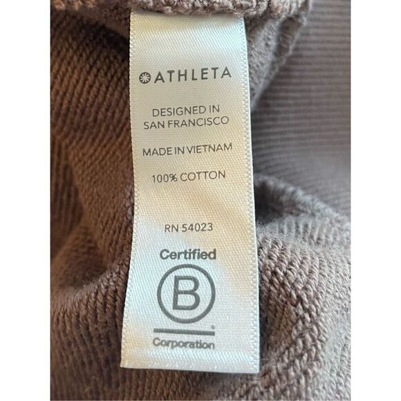 Athleta Moonrise Hoodie Sweatshirt in Mineral Brown - Picture 5 of 5